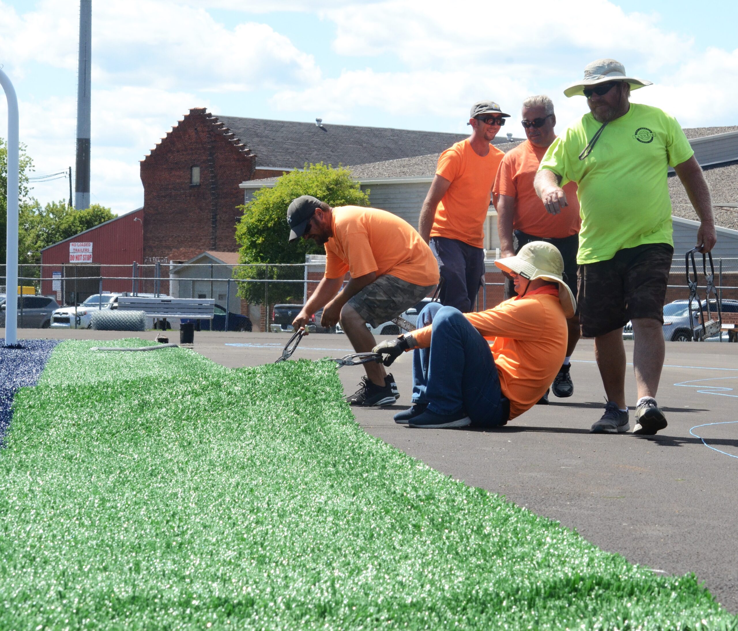 New turf installed at Memorial Field News, Sports, Jobs Times Observer